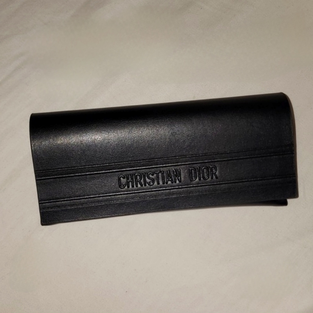 Authentic Christian Dior sunglasses CALFSKIN leather case